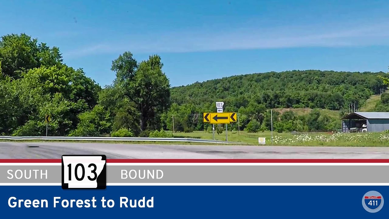 Arkansas Highway 103 - Green Forest to Rudd  |  Drive America