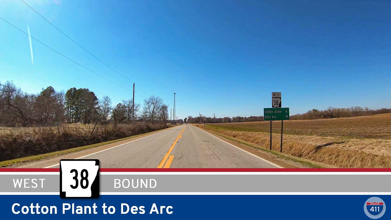 Arkansas Highway 38: Cotton Plant to Des Arc | Drive America