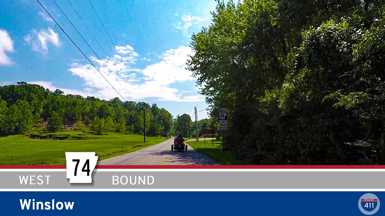 Arkansas Highway 74 in Winslow  |  Drive America