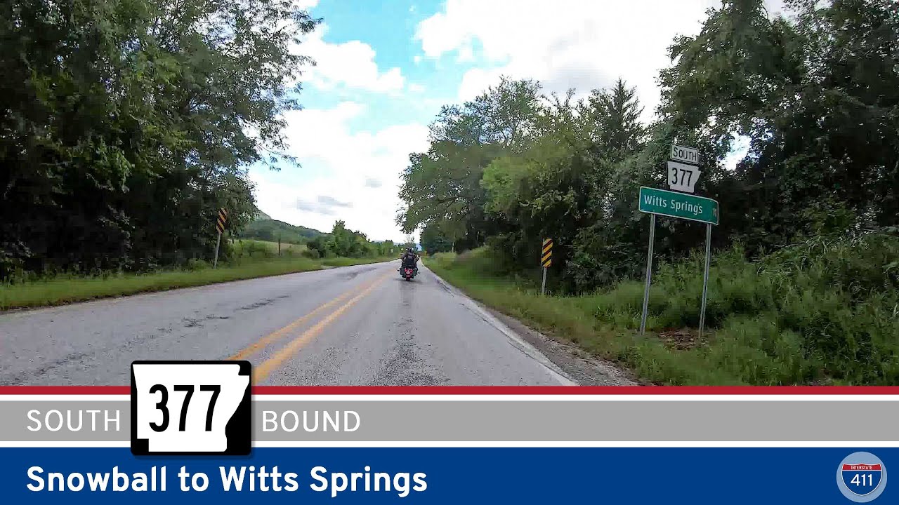 [Repost] Arkansas Highway 377: Snowball to Witts Springs | Drive America