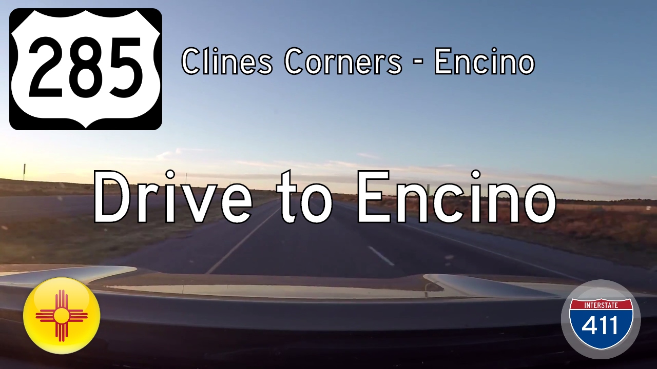 US Highway 285 - Clines Corners - Encino - New Mexico | Drive America's Highways 🚙