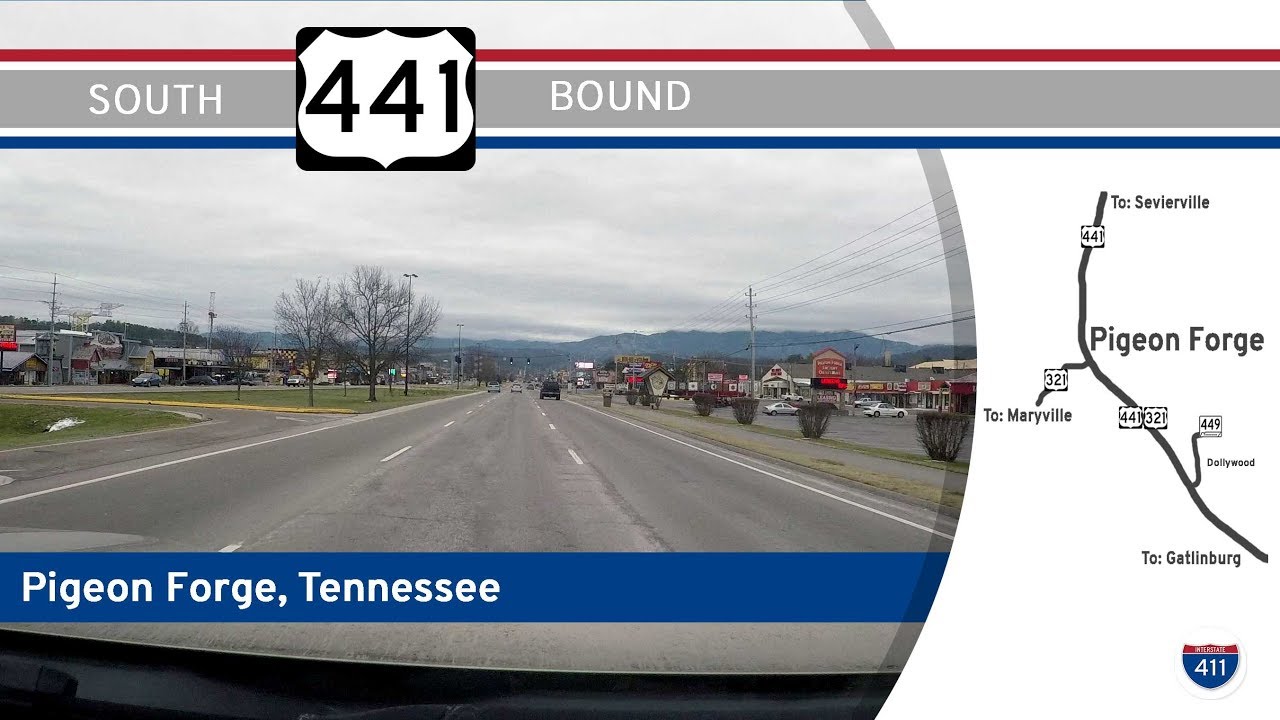 US Highway 441 South - Pigeon Forge, Tennessee |  Drive America