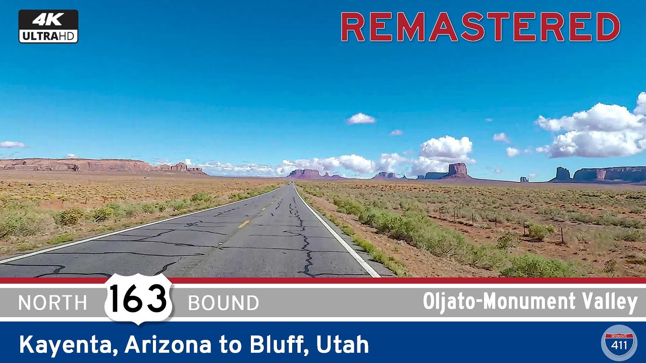 U.S. Route 163: Scenic Desert Drive through Monument Valley - Kayenta to Bluff [Repost]