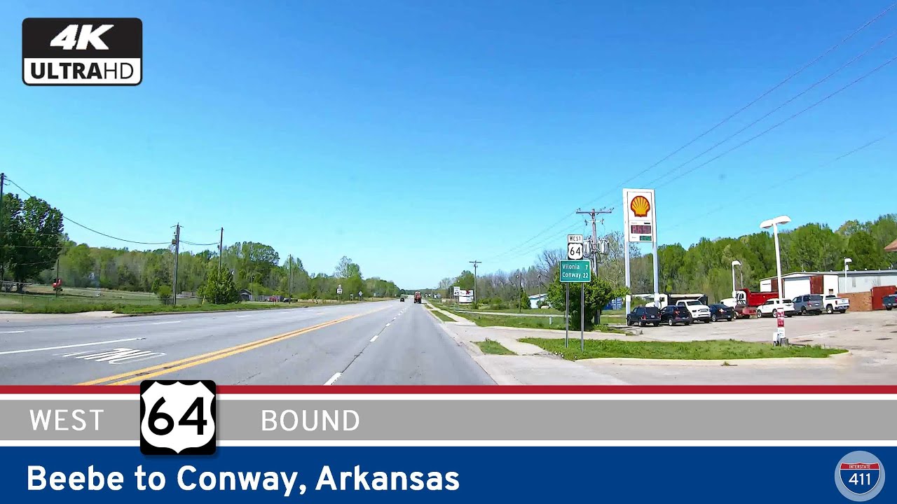 [Revisited] U.S. Route 64: Beebe to Conway - Arkansas | Drive America