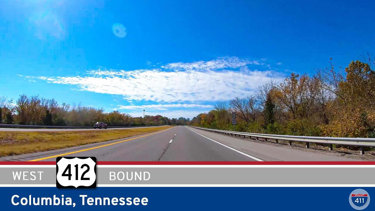 U.S. Route 412: Columbia - Tennessee | Drive America's Highways 🚙