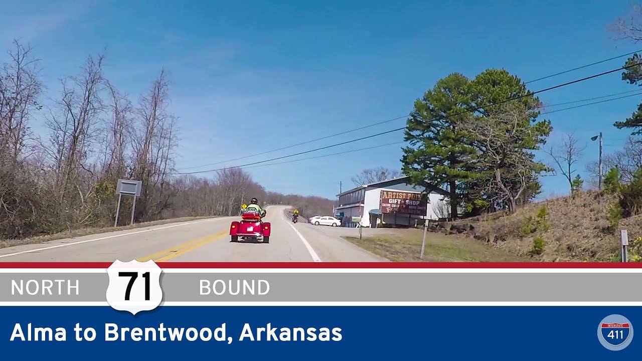 U.S. Highway 71 - Alma to Brentwood - Arkansas |  Drive America's Highways 🚙