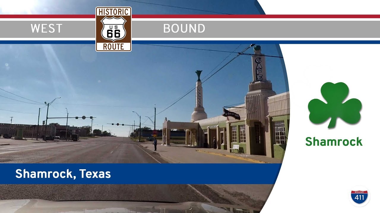 Historic Route 66 - Shamrock - Texas |  Drive America