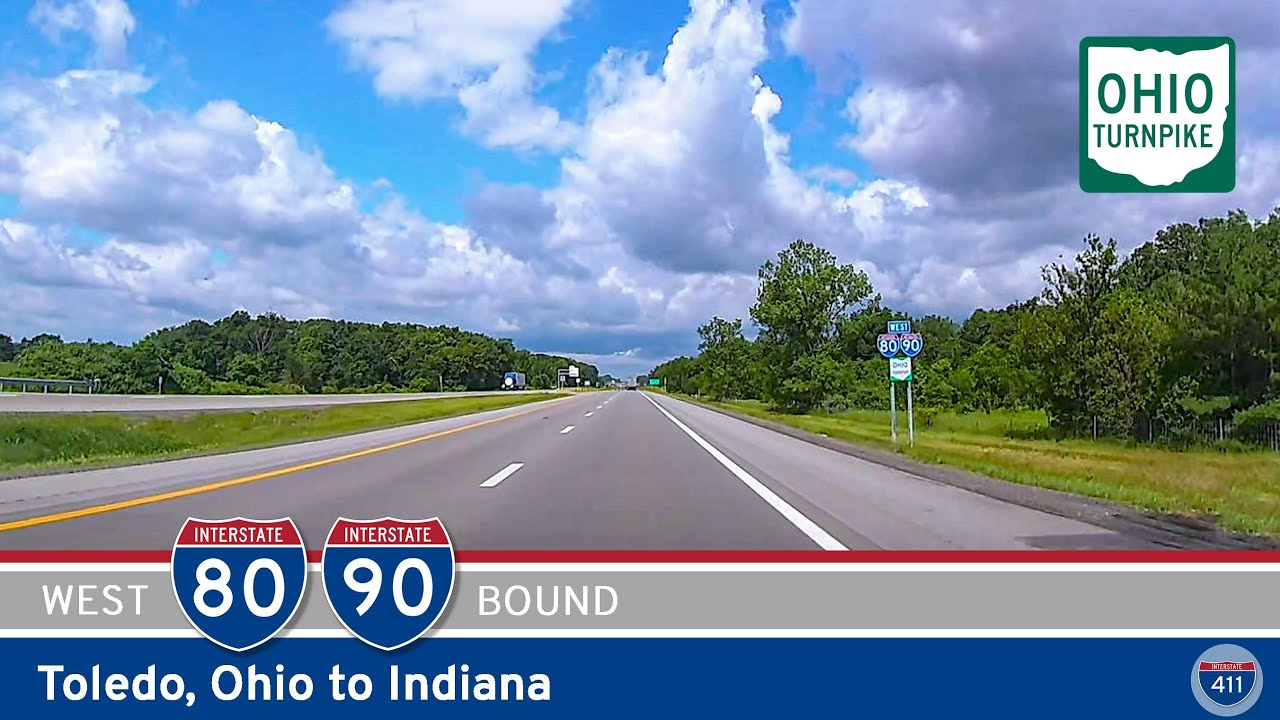 Interstate 80 / Interstate 90 - Ohio Turnpike: Toledo to Indiana |  Drive America's Highways 🚙