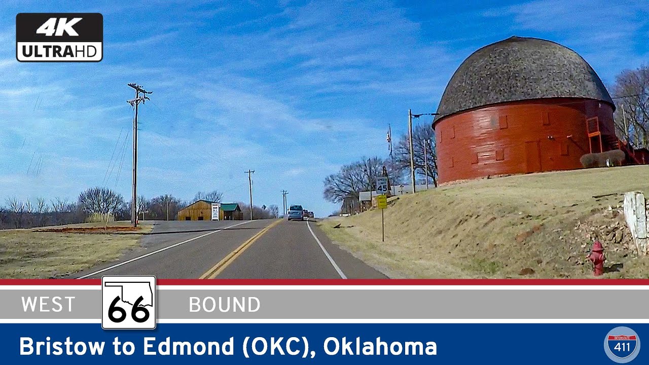 [Remastered] Oklahoma Highway 66: Bristow - Edmond | Drive America