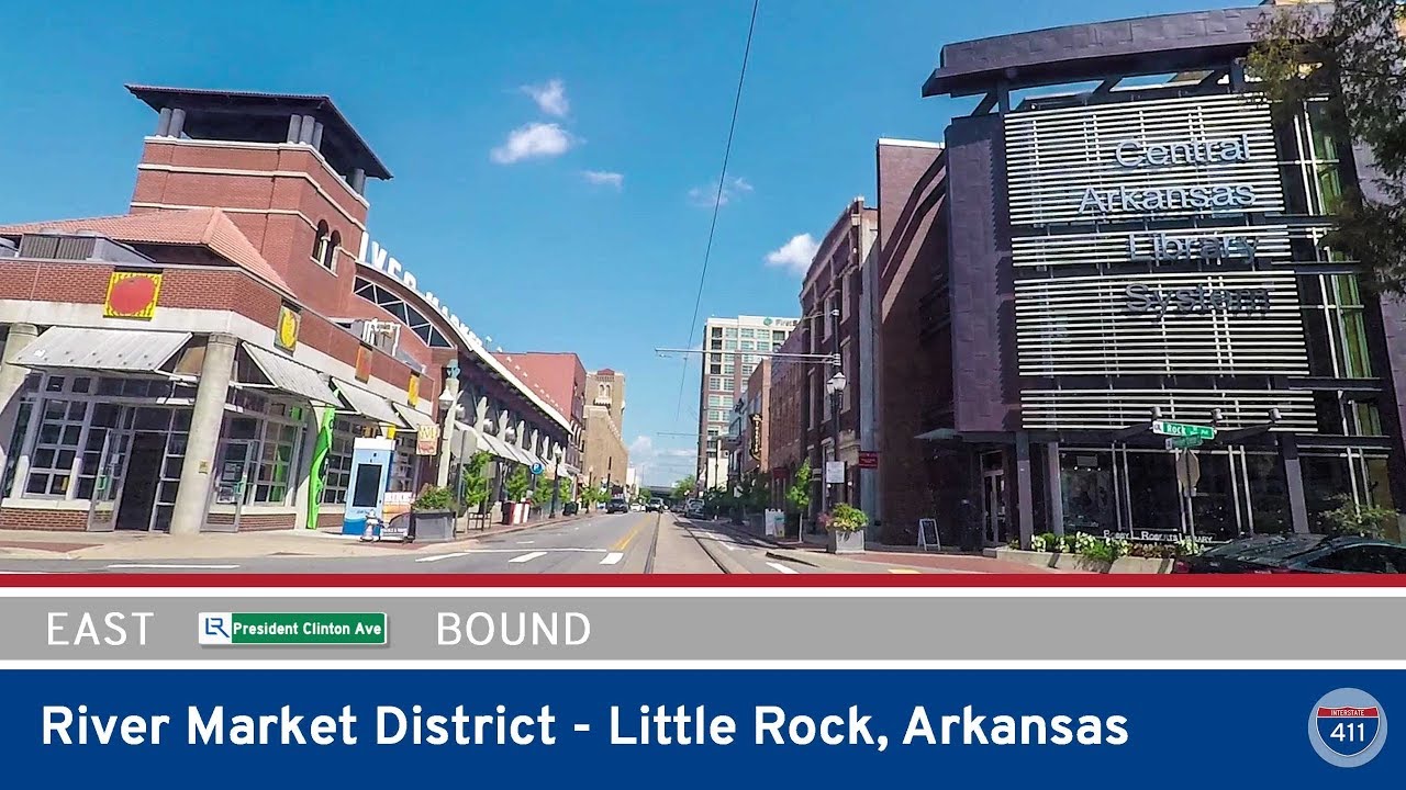 President Clinton Ave in Little Rock - Arkansas  |  Drive America