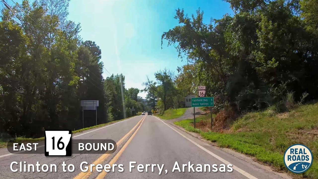Arkansas Highway 16: Clinton to Greers Ferry | Real Roads, Real Drives