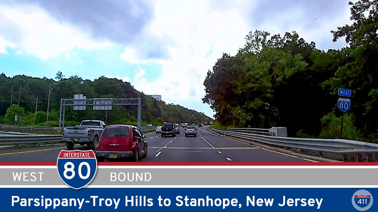 Interstate 80: Parsippany-Troy Hills to Stanhope - New Jersey |  Drive America