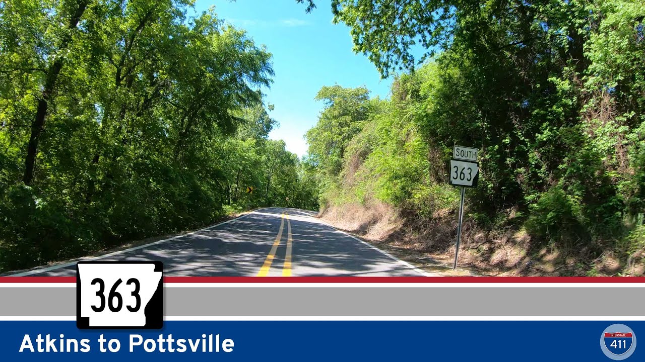 Arkansas Highway 363: Atkins to Pottsville | Drive America