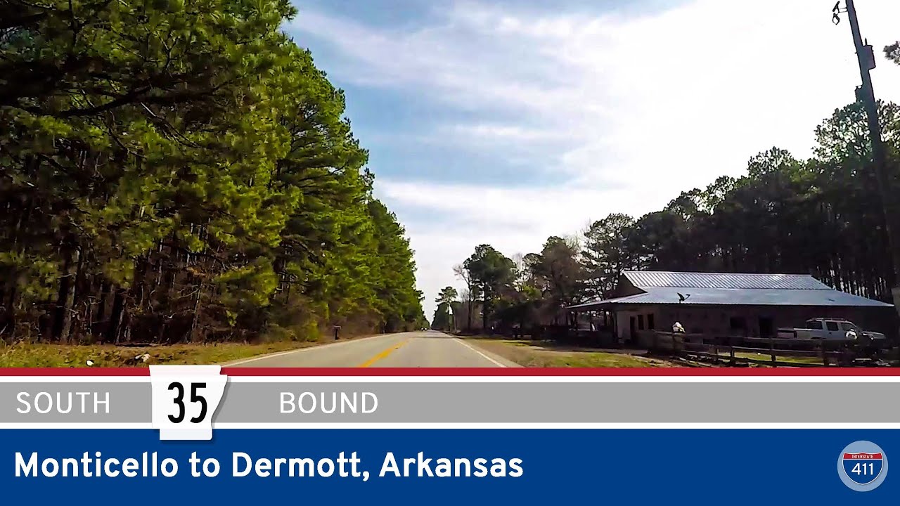 Arkansas Highway 35 - Monticello to Dermott |  Drive America
