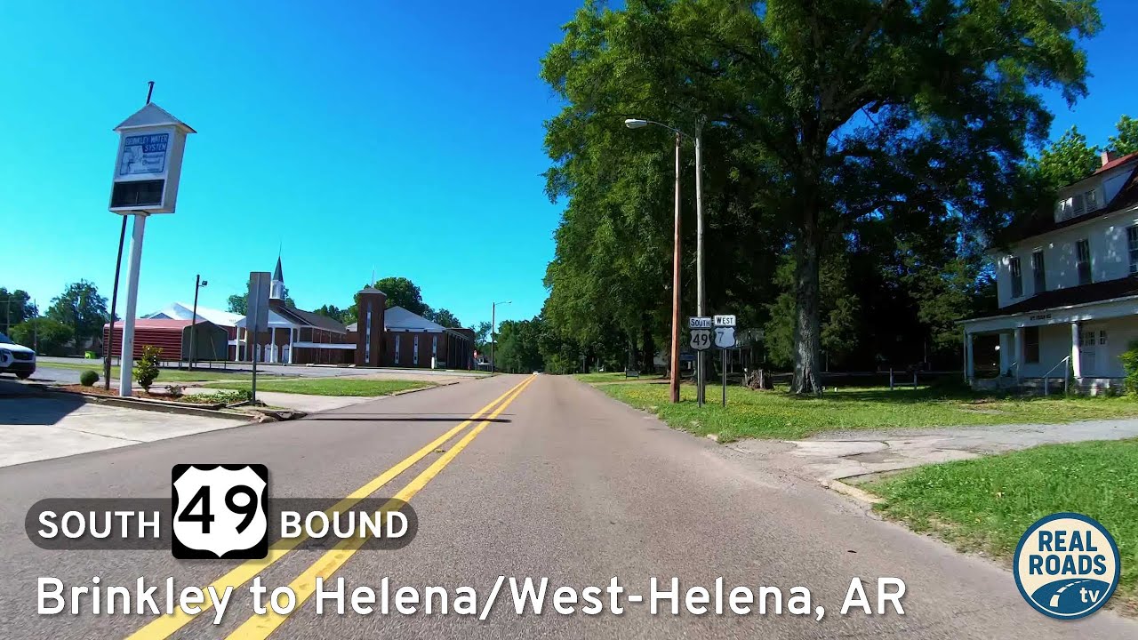 U.S. Route 49: Brinkley to Helena/W. Helena - Arkansas | Real Roads, Real Drives [Repost]