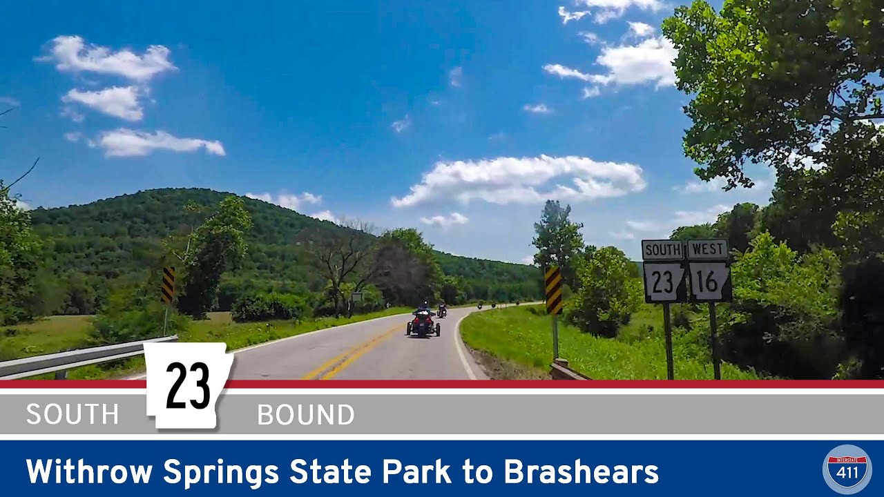 Arkansas Highway 23 - Withrow Springs State Park to Brashears  |  Drive America