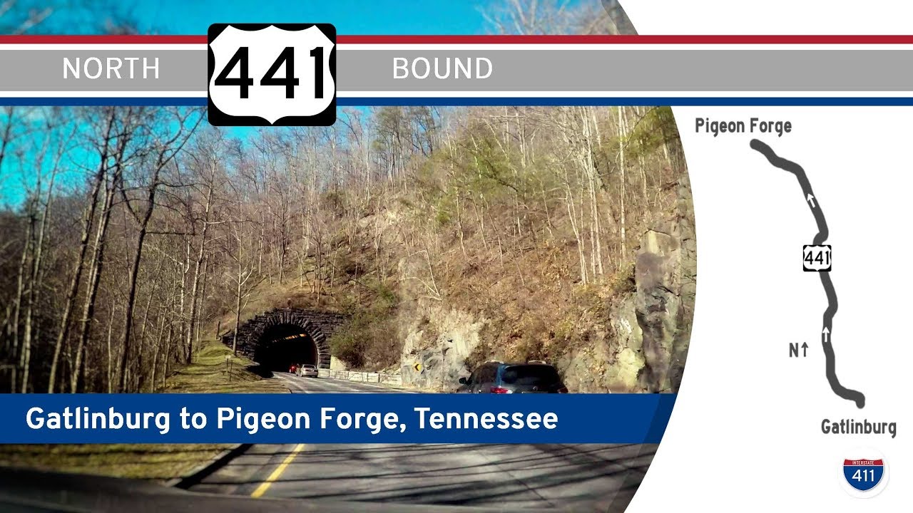 US Highway 441 - Gatlinburg to Pigeon Forge, Tennessee |  Drive America's Highways 🚙