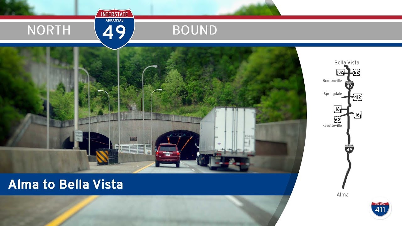 Interstate 49 - Alma to Bella Vista - Arkansas |  Drive America