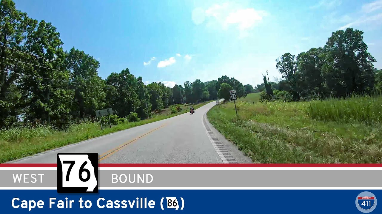 Missouri Route 76: Cape Fair to Cassville | Drive America