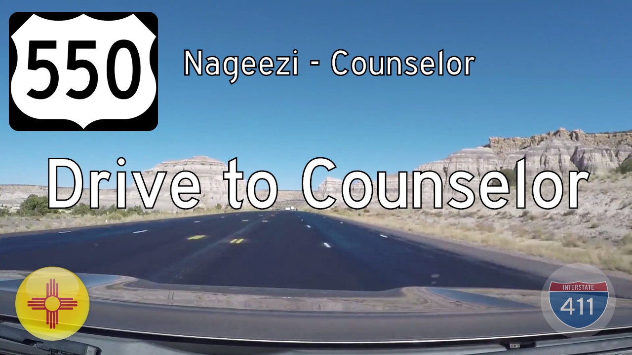 US Highway 550 - Nageezi - Counselor - New Mexico | Drive America's Highways 🚙