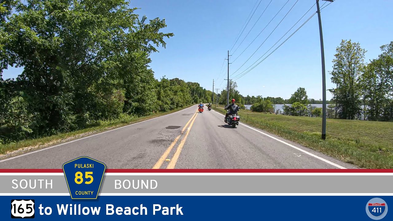 Pulaski County Rd 85 - Col. Maynard Rd: US-165 to Willow Beach Park  |  Drive America