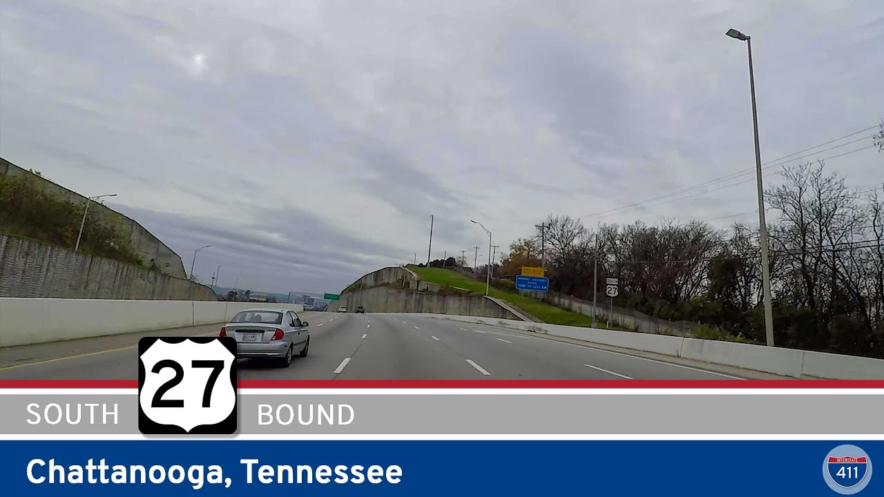 U.S. Highway 27: Southbound in Chattanooga, Tennessee |  Drive America