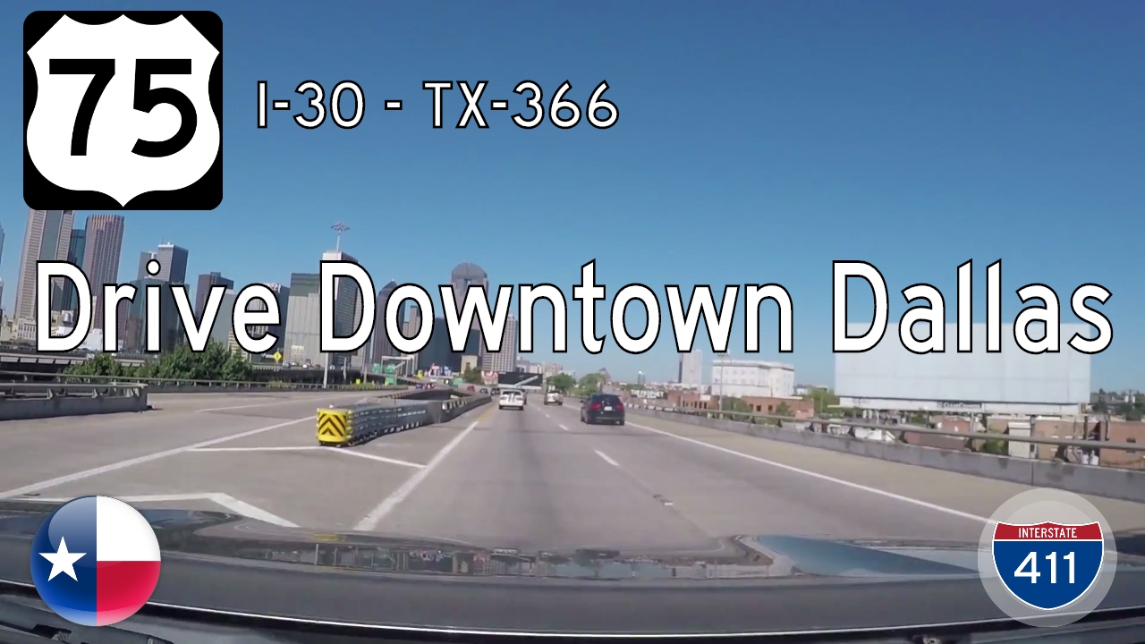 US Highway 75 - Interstate 30 - Texas Highway 366 - Texas | Drive America's Highways 🚙
