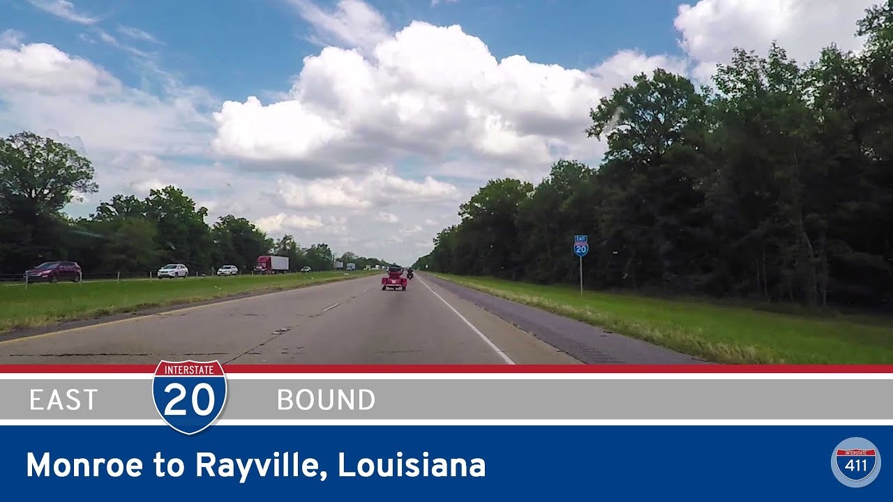 Interstate 20 - Monroe to Rayville - Louisiana |  Drive America
