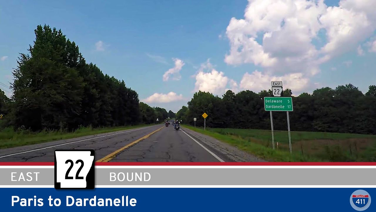 Arkansas Highway 22 - Paris to Dardanelle  |  Drive America
