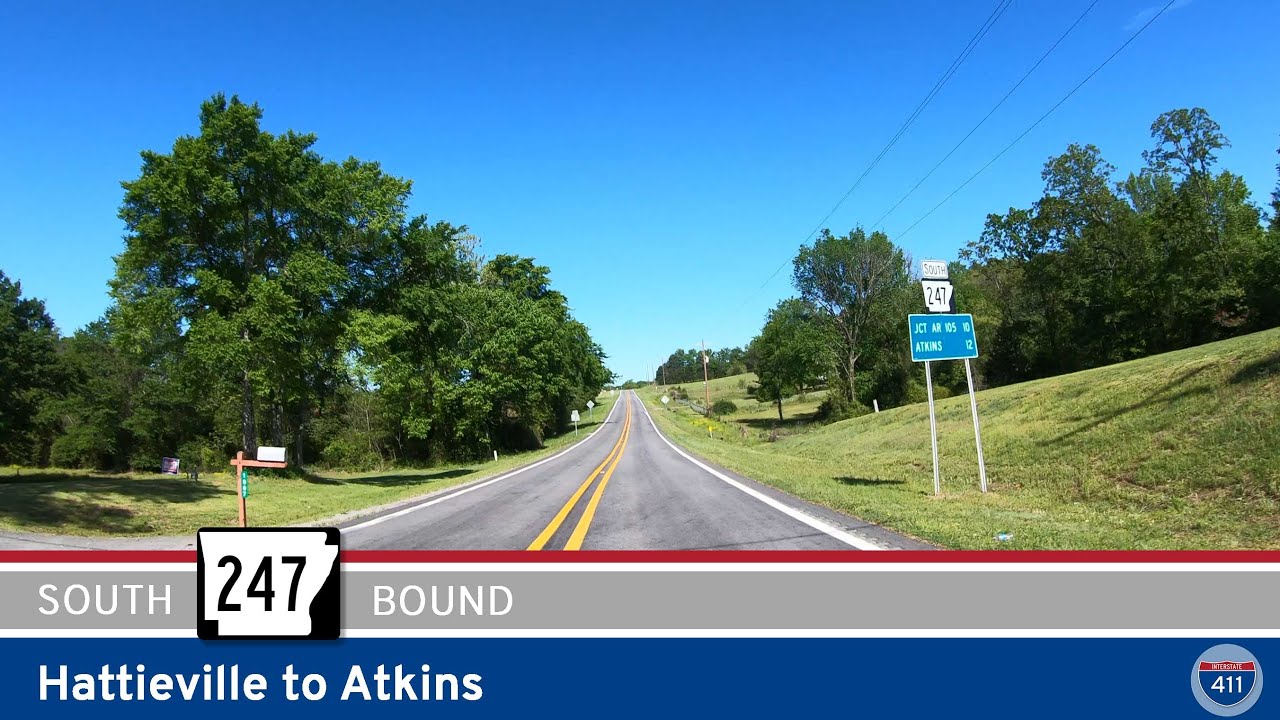 Arkansas Highway 247: Hattieville to Atkins | Drive America