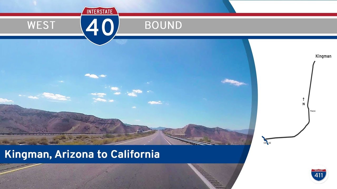 Interstate 40 - Kingman to California - Arizona |  Drive America
