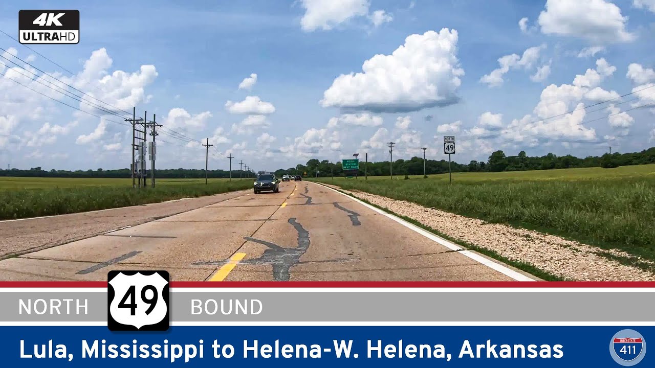 U.S. Route 49: Lula to Helena - Mississippi/Arkansas | Drive America