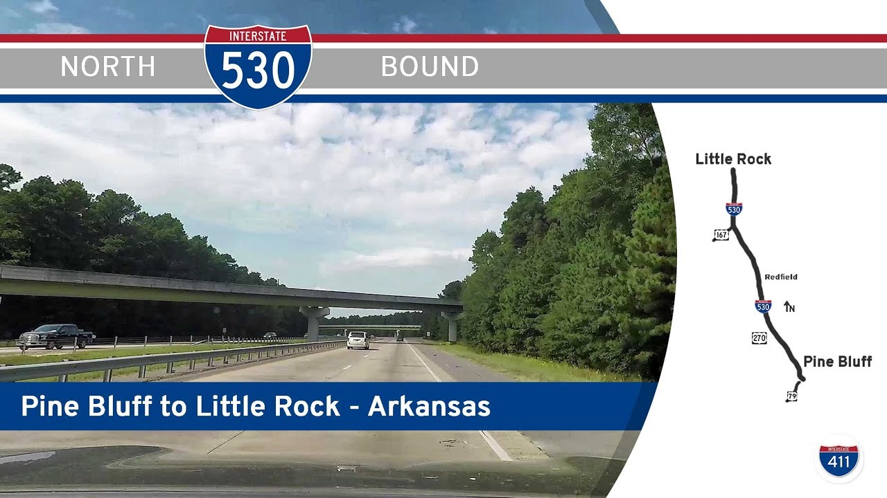 Interstate 530 - Pine Bluff to Little Rock - Arkansas |  Drive America