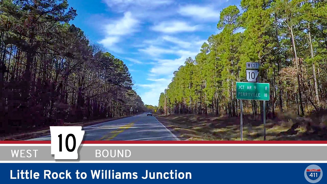 Arkansas Highway 10 - Little Rock to Williams Junction  |  Drive America