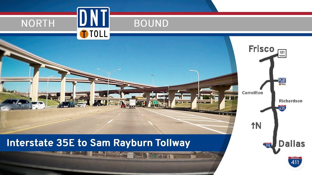 Dallas North Tollway - Interstate 35E - Texas Highway 121 - Texas | Drive America's Highways 🚙