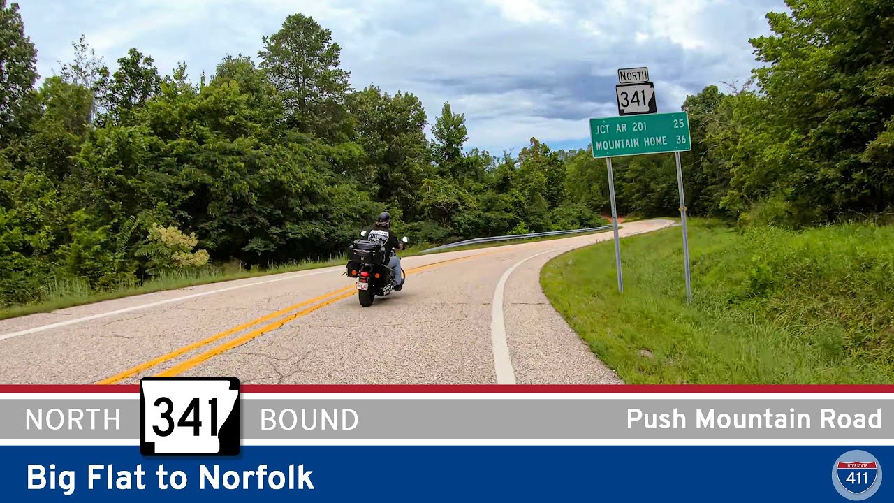 Arkansas Highway 341: Push Mountain Road - Big Flat to Norfolk |  Drive America