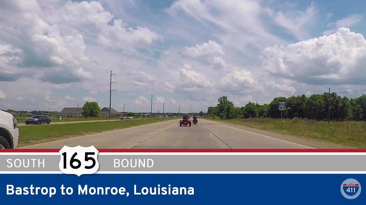 US Highway 165 - Bastrop to Monroe - Louisiana |  Drive America