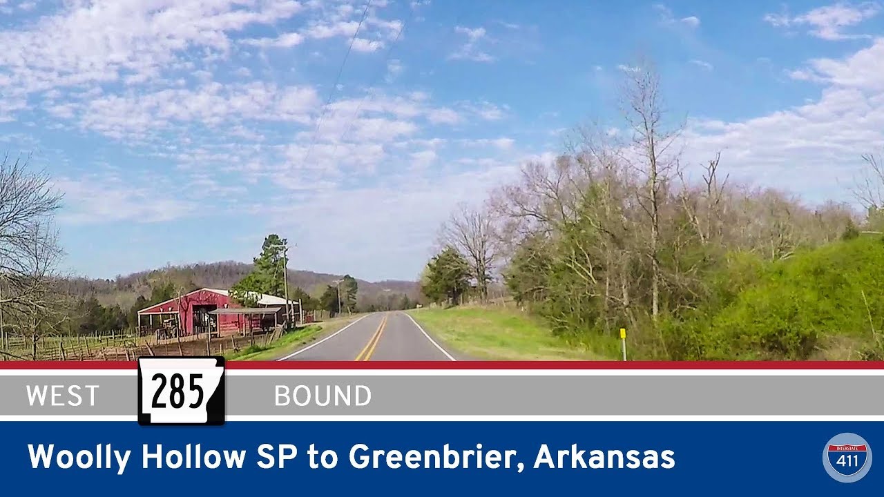 Arkansas Highway 285 - Woolly Hollow State Park to Greenbrier  |  Drive America
