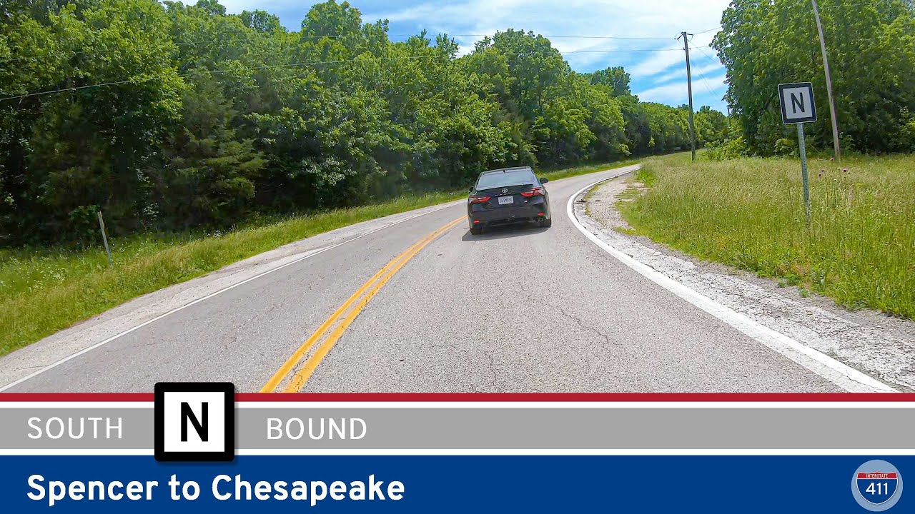 Missouri Supplemental Route N: Spencer to Chesapeake | Drive America's Highways 🚙