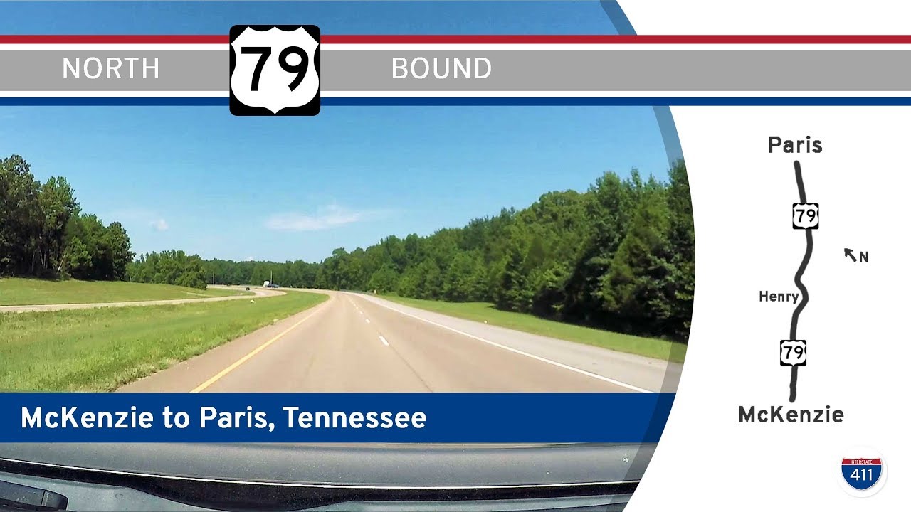 US Highway 79 - McKenzie to Paris - Tennessee |  Drive America's Highways 🚙