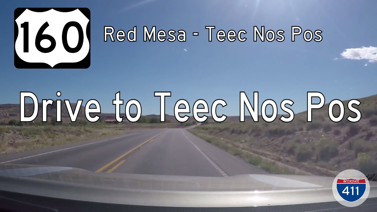 US Highway 160 - Red Mesa - Teec Nos Pos - Arizona | Drive America's Highways 🚙