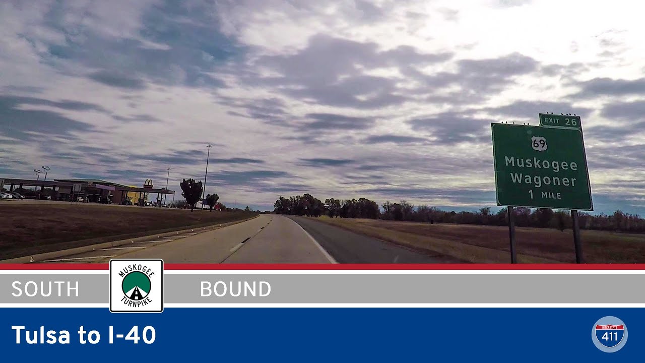 [Repost] Oklahoma Highway 351: Muskogee Turnpike from Tulsa to Webbers Falls