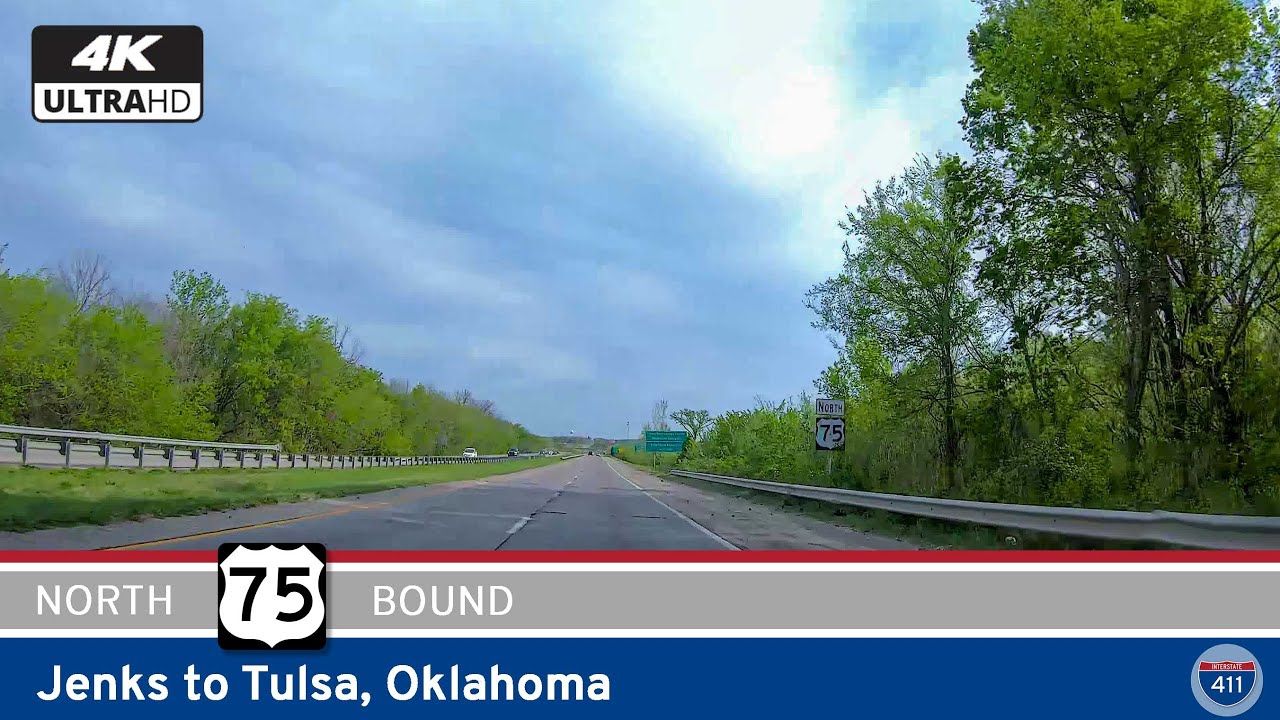 U.S. Route 75: Jenks to Tulsa - Oklahoma | Drive America's Highways 🚙