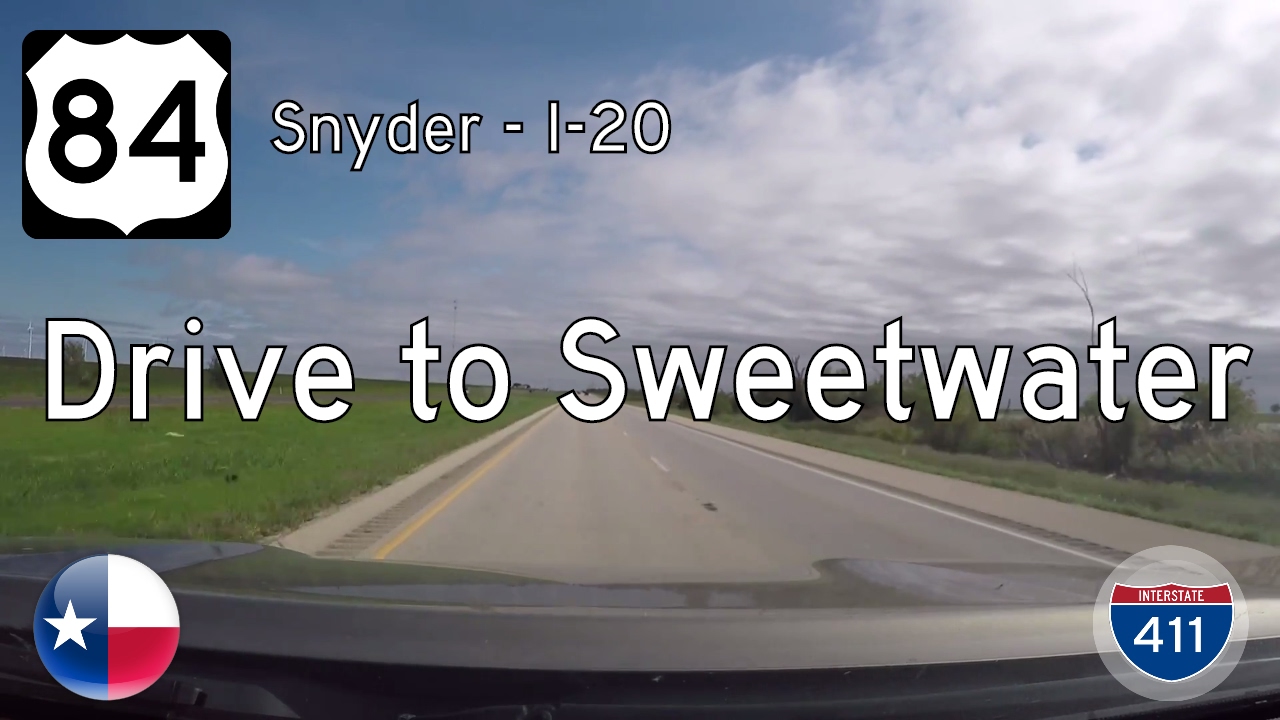 US Highway 84 - Snyder - Interstate 20 - Texas | Drive America's Highways 🚙