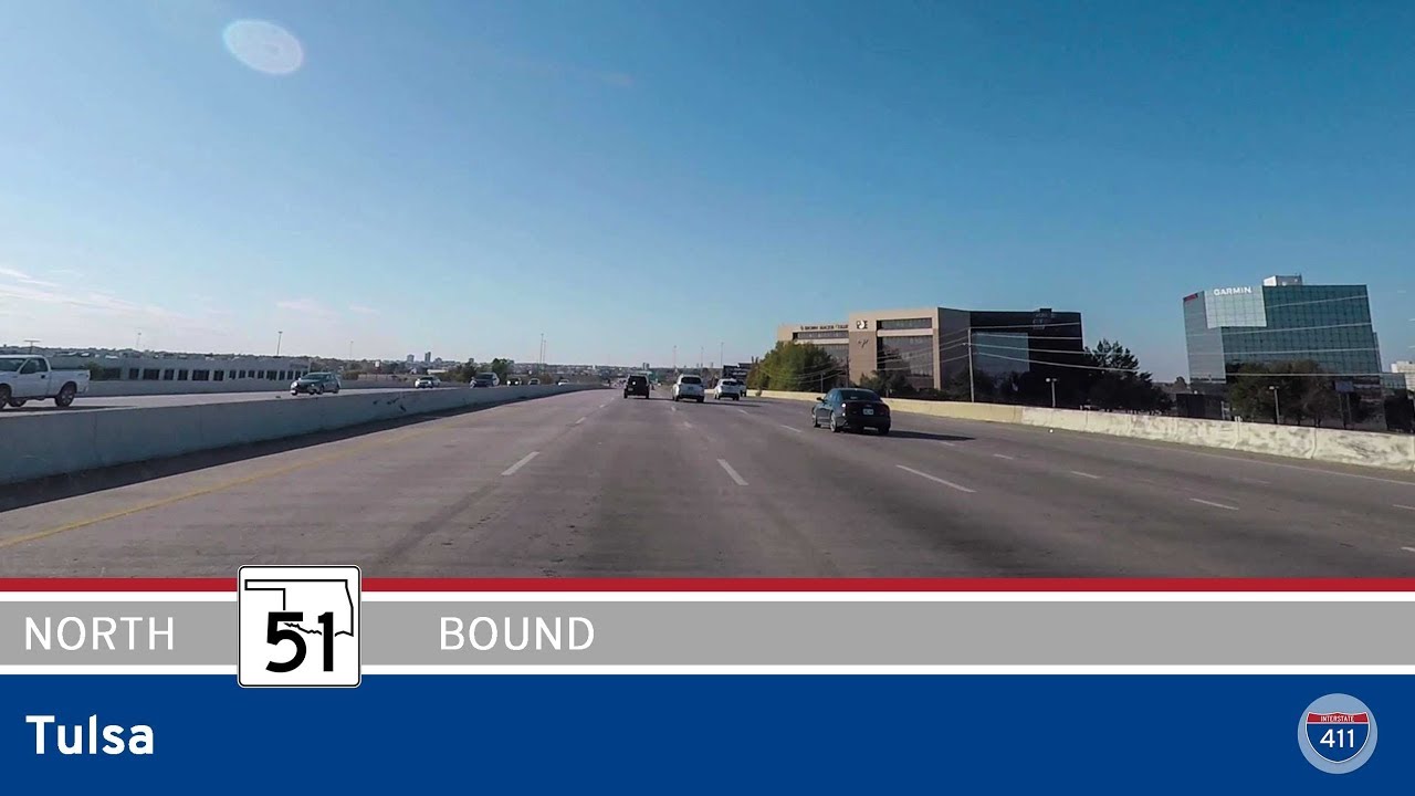 Oklahoma Highway 51 - Broken Arrow to Tulsa - Oklahoma |  Drive America