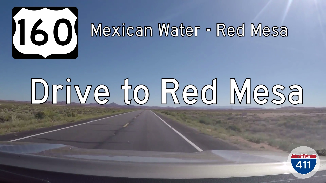 US Highway 160 - Mexican Water - Red Mesa - Arizona | Drive America