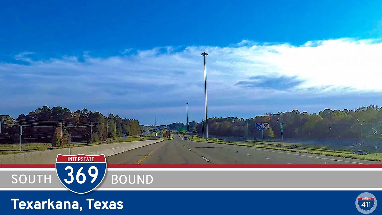 Interstate 369: Southbound in Texarkana - Texas |  Drive America