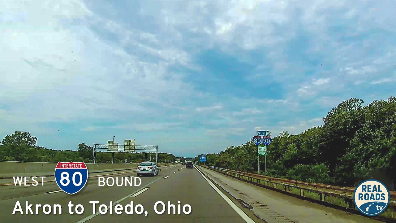 Interstate 80 / Interstate 90: Ohio Turnpike - Akron to Toledo - Ohio [Repost/Remaster]