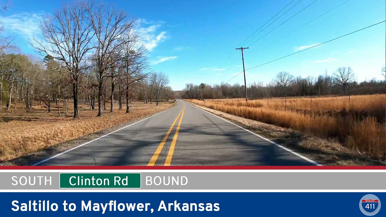 Clinton Road: Saltillo to Mayflower - Arkansas | Drive America