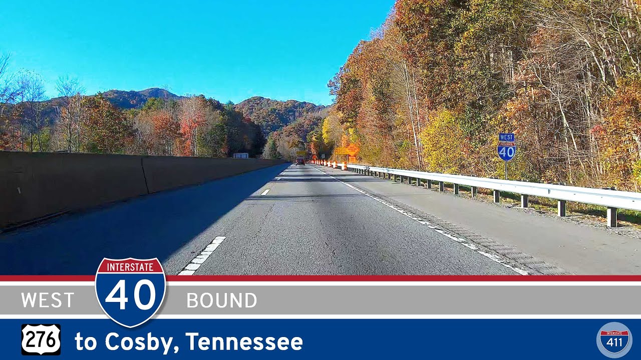 Interstate 40: U.S. Route 276 to Cosby - Tennessee |  Drive America